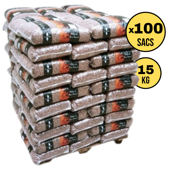 Palette MADURA - Granulé de bois (de 100 sacs) 1500KG