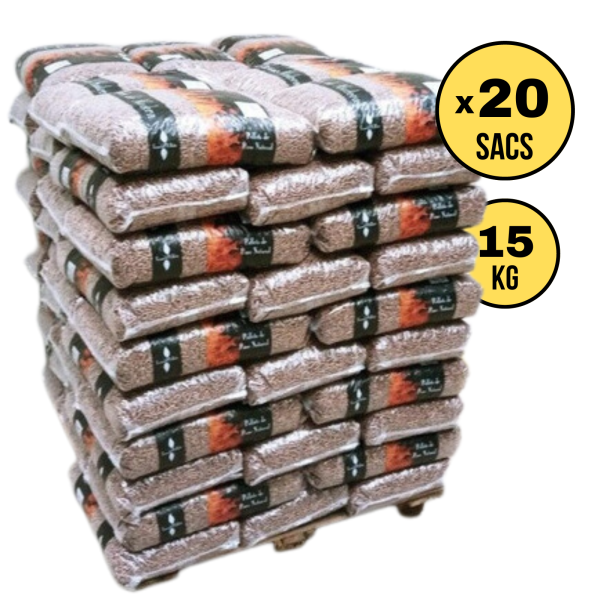 Palette MADURA - Granulé de bois (de 20 sacs) 300KG