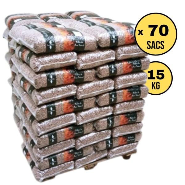 Palette MADURA - Granulé de bois (de 70 sacs) 1050KG