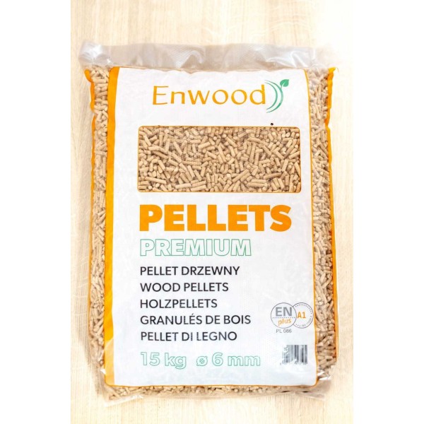 ENWOOD - Granulés de bois (1 sac de 15Kg)