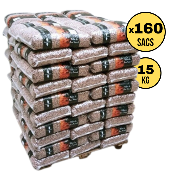 Palette MADURA - Granulé de bois (de 160 sacs) 2400KG